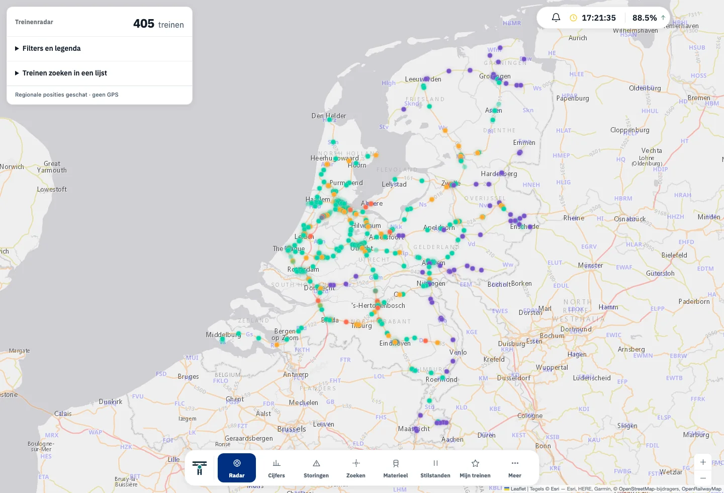 Screenshot van TrackViewer